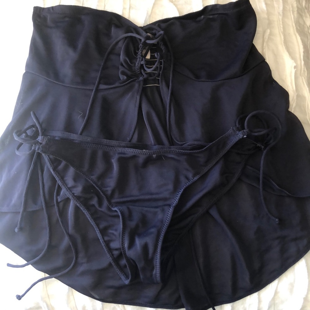 VS Strapless Teddy and Undies Set